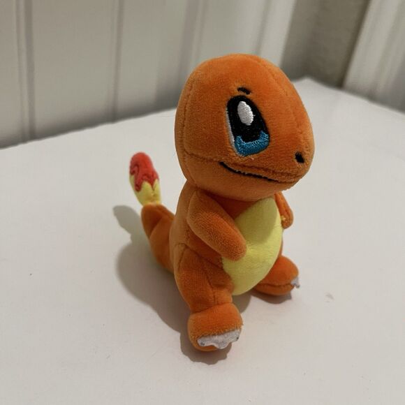 Pokemon Charmander Plush 4" Orange Stuffed Animal Collectible Soft Small Toy - Picture 3 of 7